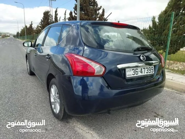 نيسان تيدا 2014 لون كحلي فحص 2 جيد بسعر مغري قابل للبدل والاقصاط