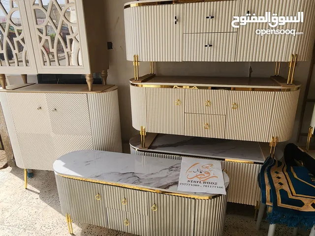 طاولات بلازما شاشه شرايح ليزر مع سطح بديل الرخام ماشاء الله تبارك الله