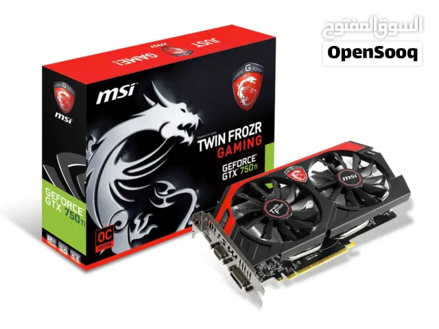 كرت شاشه 750ti الكرت ما شاء الله شغال ممتاز