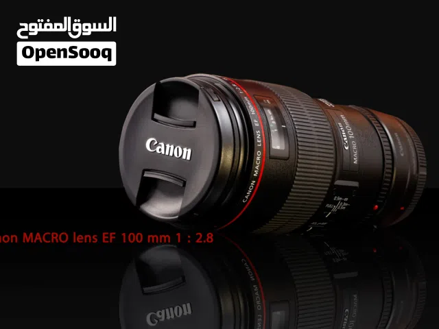 Canon EF 100mm f-2.8L Macro IS USM Lens نظيف جدا جدا