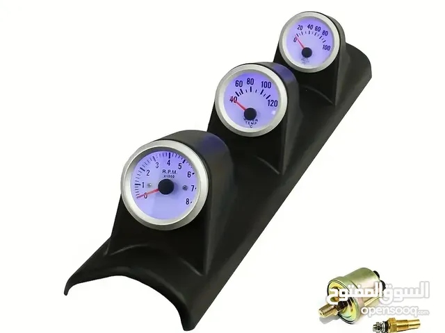 عدادات Sport ( قراءة الـ RPM + Volts + water ) فيبر بحالة ممتازة للبيع