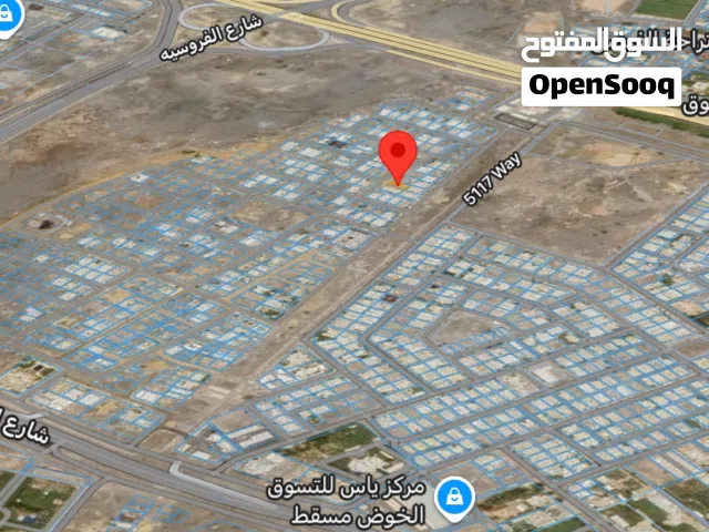 ارض ممتازه الخوض حي الكوثر 371م مستويه تماما وقريب الشارع فرصه