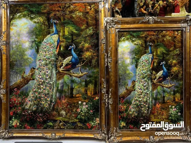 لوحة سجادة يدوية من تبريز بخيوط الحرير وتصميم الطاووس – تجسيد للفن الإيراني الأصيل
