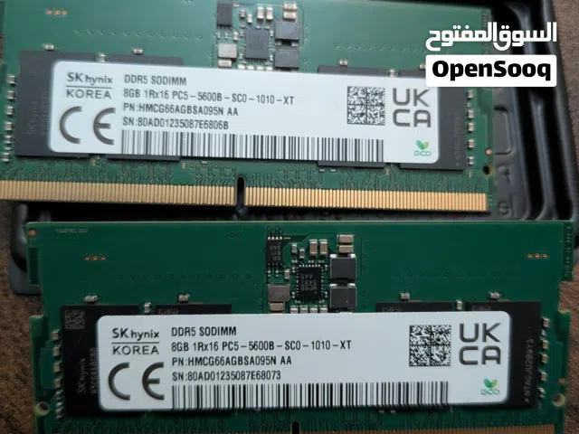 DDR5 Laptop 2*8GB 5600