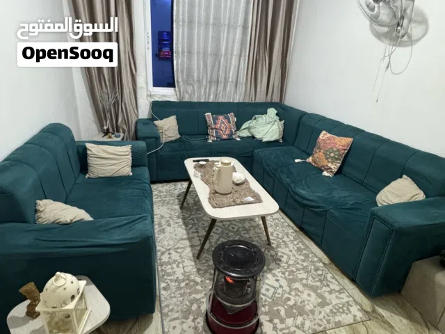 طقم كنب  كورنر حرف ل للبيع لون مميز