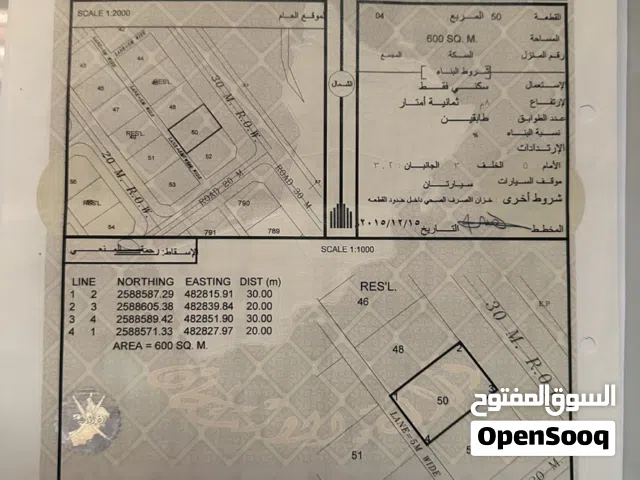 Residential Land for Sale in Al Dhahirah Other