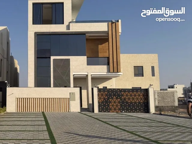 *Umفيلا مودرن فاخرة للبيع بالباهية - عجمان -6 غرف ماستر -روف واسع جاكوزي -شامل رسوم التسجيل والتملك