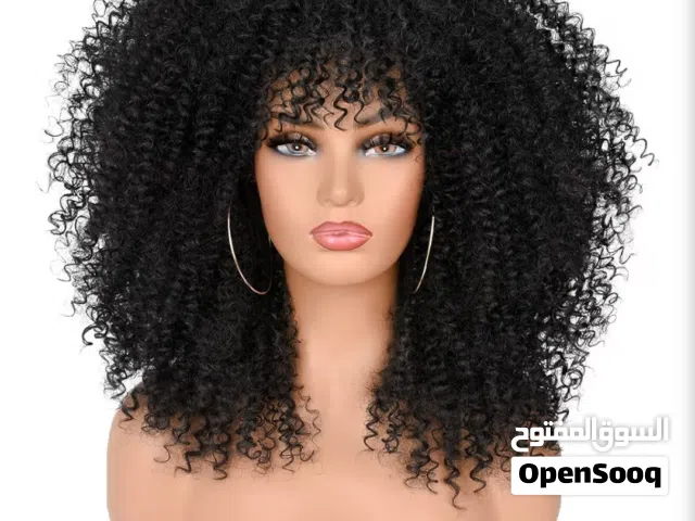 Curly Wigs Afro Bomb Curly Wig with Bangs