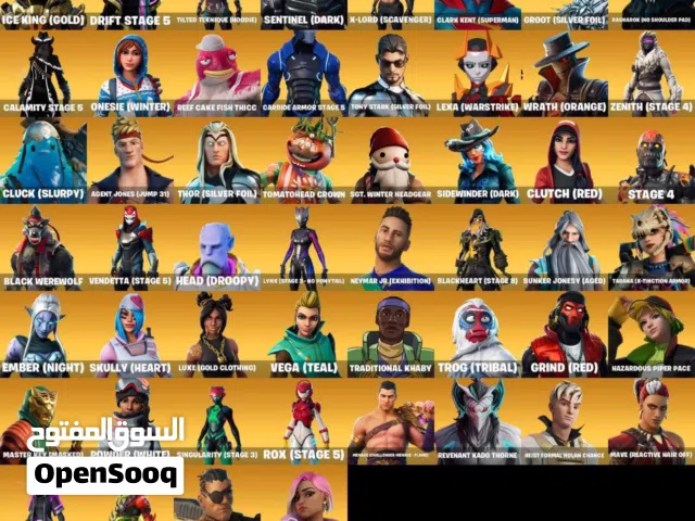 حساب فورت للبيع مربوط سوني وبيسي بس