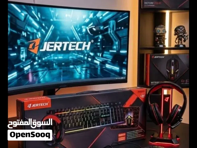 4 في واحد سماعة و ماوس و ماوس باد و كيبورد rgb جيمنق لحق
