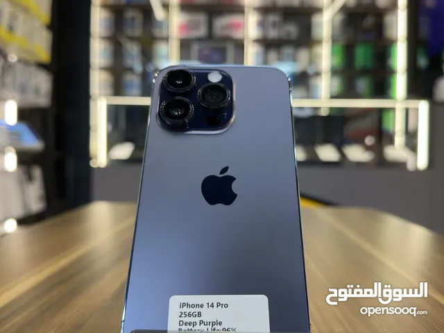 IPHONE 14 PRO 256GB 96% USED LIKE NEW /// ايفون 14 برو 256 جيجا مستعمل بحاله الجديد كفاله سنتين