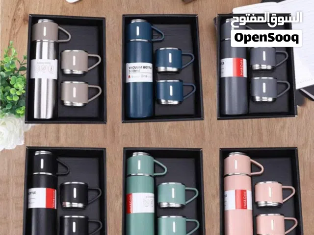 قطعة هدية راقية... طقم ترمس يوقّع اسمك في كل جلسة قهوة