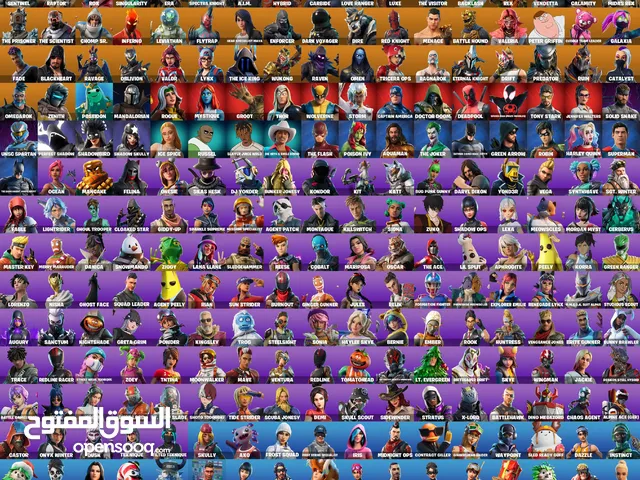 [PCX,BOX] 271 skins  Black Knight  Sparkle Specialist  The Reaper  Blue Squire  Royale Knight