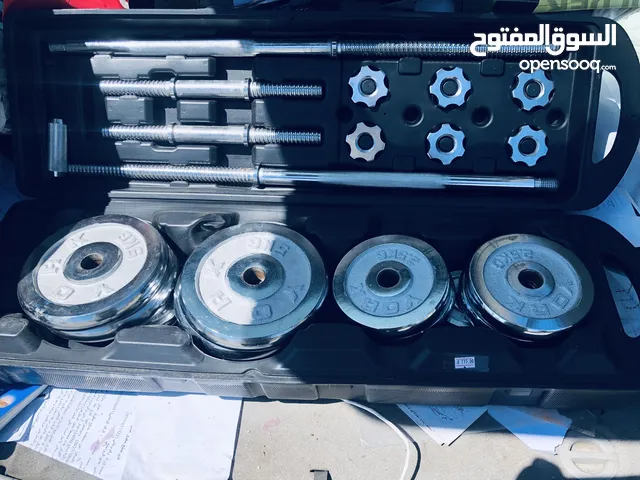 عدة دامبلز للبيع بسعر 100 دينار المكان ضاحية الرشيد
