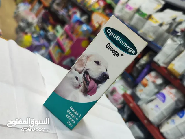 فيتامين يدعم أوميغا 3 و 6 سائل: للقطط و الكلاب عزز صحتك مع فيتامين أوميغا 3 و 6
