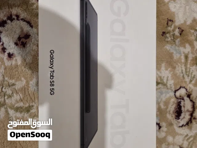 Galaxy Tab S8 5G + كيبورد عربي وانجليزي