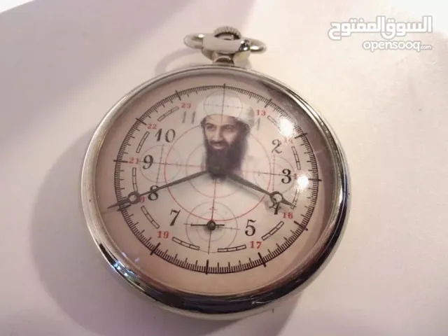 ساعة جيب نوادر جداا بصورة بلادن الله يرحمه