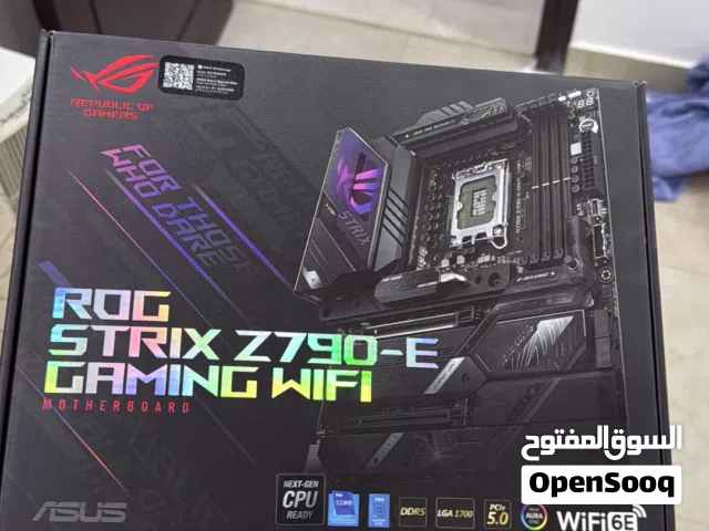 ASUS ROG STRIX Z790-E GAMING WIFI (motherboard) With intel i5-13600K(cpu)