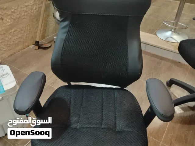 كرسي شبك وجلد وكاله