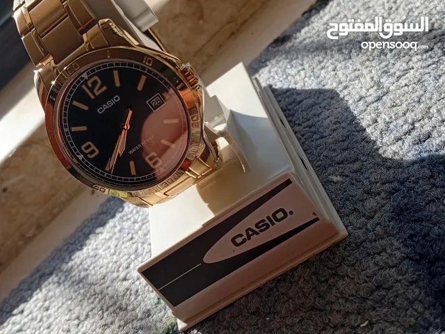 Casio Luxurious gold watch MTP original ساعة كاسيو ذهبيه فخمه طراز MTP الاصلي