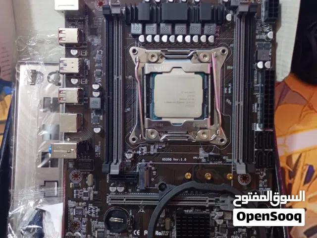 مذربورد x99 بمعالج زيون xeone5 2609 v3 جديد غير مستخدم مفحوص و شغال السعر 30 الف مع التوصيل