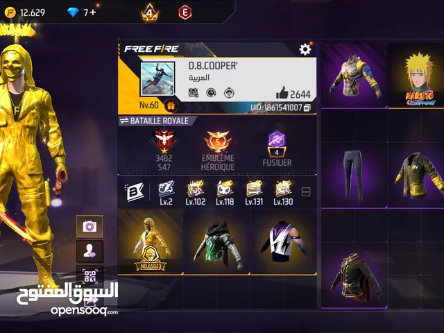 Free Fire Accounts and Characters for Sale in Constantine