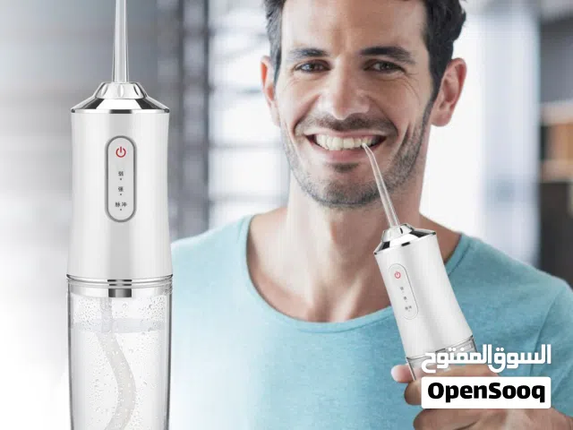 جهاز مضخه تنظيف الاسنان بالماء تعمل بالشحن جهاز الخيط المائي تنظيف اسنان Convenient Electric Tooth