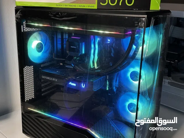 بي سي جيمنج وحش 4k كرت 5070 مع i7 جيل 14 ورامات 32 جيبي ddr5 بي سي نظيف جدا وعليه ضمان اسبوع