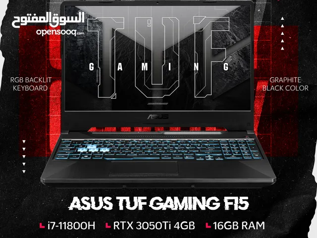 Asus Tuf F15 RTX 3050 , i7 11800H , 1TB SSD , 144Hz - لابتوب جيمينج من اسوس !