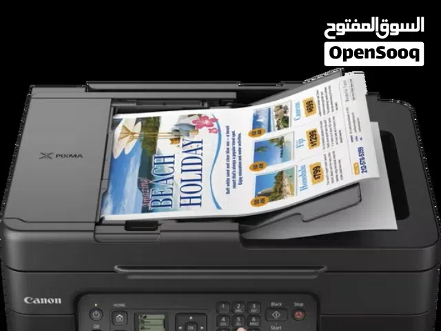 طابعة كانون ملونة فيدر خزان G4470 Canon PIXMA G4470 Ink Tank Printer