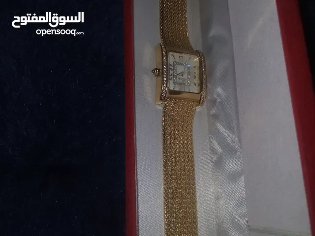 ساعة سندريلا مطلية ذهب سويسري ساعة فاخرة