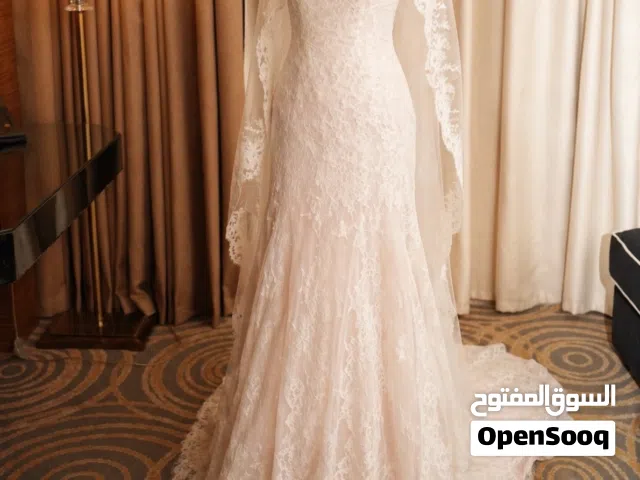 بدلة عرس من تركيا دانتيل لبسة مرة واحدة