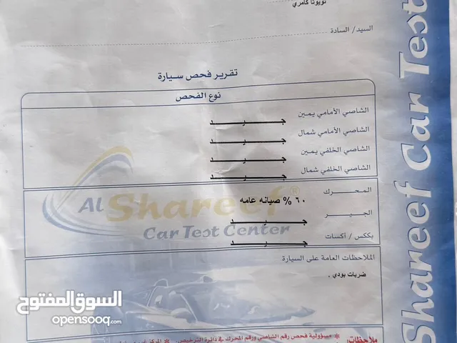 Used Toyota Camry in Amman