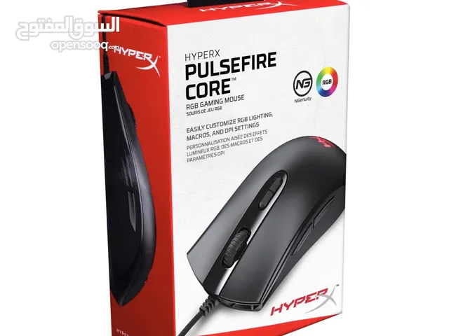 ماوس هايبر اكس سلكي اصلي HYPER X PULSEFIRE CORE USB WIRED MOUSE 6200 DPI