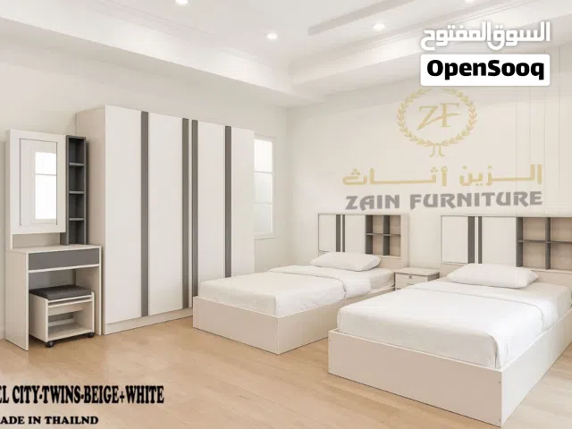 غرف نوم ديلندي وصيني 2 سرير 200 في 120 شامل التركيب و ماترس  الطبي مجاني