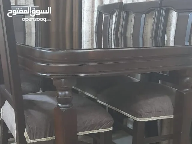 طاولة سفرة ب 6 مقاعد للبيع
