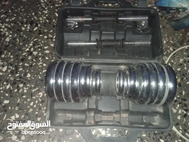 دامبلز يورك من 0.25 الى 2.25 ذات 16 قرص حديدي Dumbbells York from 0.25 to 2.25 16 iron discs