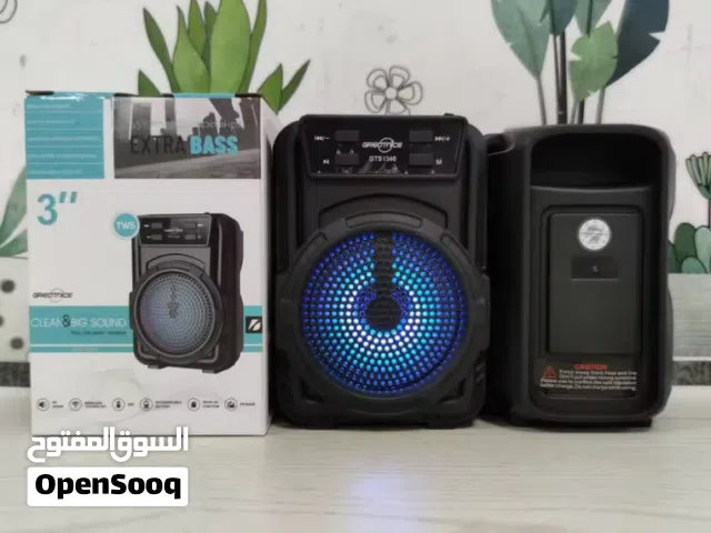 سبيكر سماعة وراديو شحن شكل دي جي  3 انج مع اضاءة LED