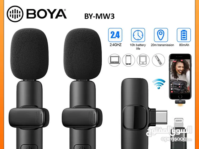 Boya Dual Mic Type-C + i Phone - BY-MW3 ll Brand-New ll