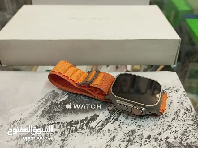 Apple watch Ultra بطاريه 97% بحالة الوكاااله كاملة الاغراض