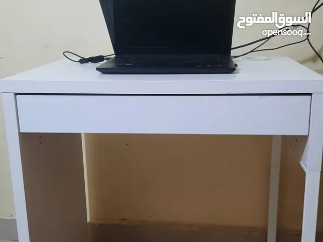 laptop table, Bedside Table, Small fridge, Easy chair