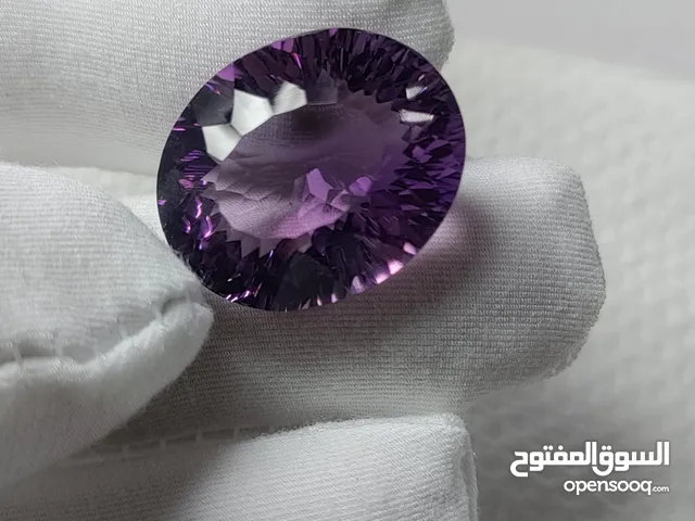 حجر أمتيست جمشت برازيلي طبيعي مع اثبات فحص المختبر natural brazilian amethyst stone lab test prove
