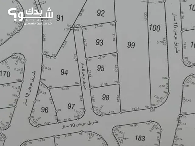 Residential Land for Sale in Nablus Qusin