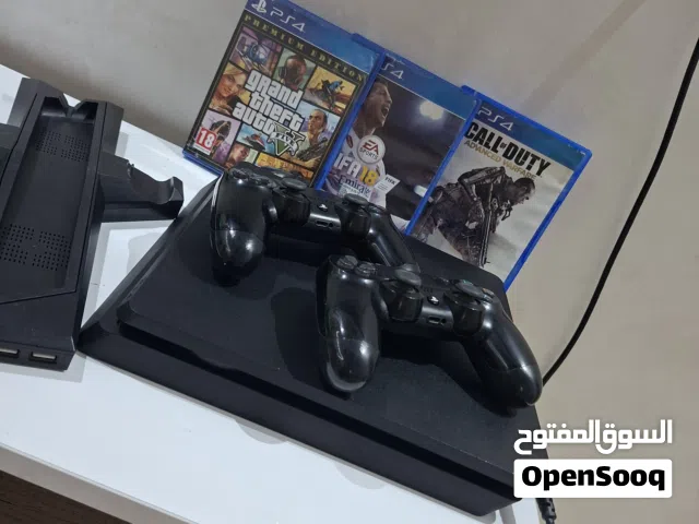 PS4 Slim 500GB CUH-2016A Pack كامل - الجهاز نقي 100% CUH-2016A سيري 20