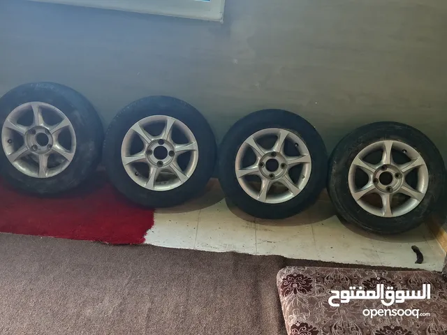 جنط 14 برغي بعيد لا كسر ولا شعر للبيع مع كوشوك تعبان