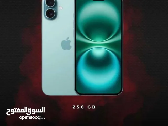 iPhone 16 plus /256 ايفون 16 بلس 256 جديد   كفاله 3 سنوات بافضل سعر جديد مسكر فلكرتونه