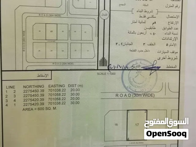 للبيع ارض في مخطط شعنزي