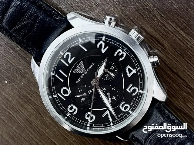ساعة ، امبورير ارماني براند ايطالي للبيع السعر 65 الف و بي مجال بدون ملحقات مكينه اوتوماتيك نصب