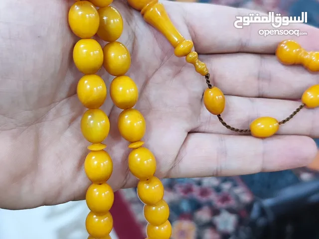 سبحة كهرب حجر واحد