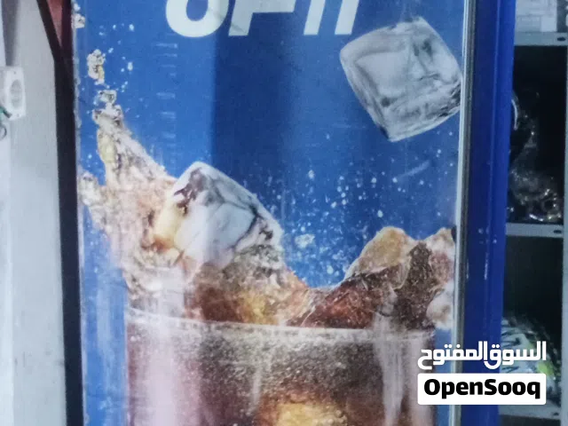 ثلاجة بيبسي باب واحد بحاله جيده